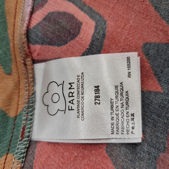 FARM RIO ANTHROPOLOGIE WRAP DRESS PETITE SIZE XS NWT - Picture 6 of 8